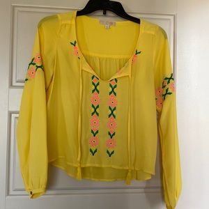 Bright and Springy Boho Top